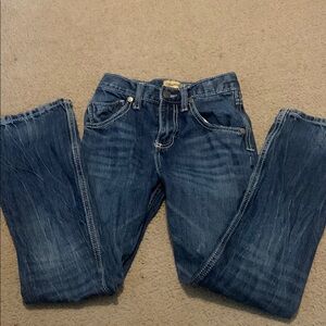 Wrangler Dark Blue Boot Cut Jeans